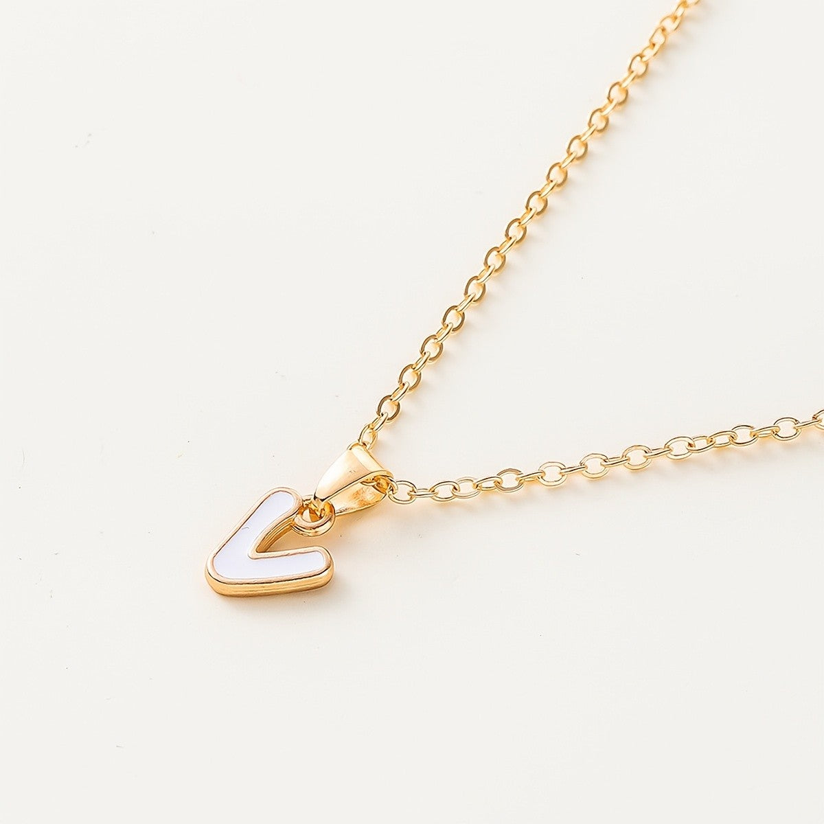Dainty Letter Initial Necklace