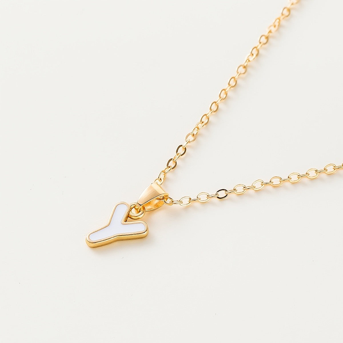 Dainty Letter Initial Necklace