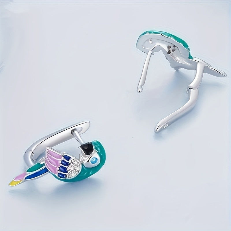 Cute Colorful Parrot Earrings