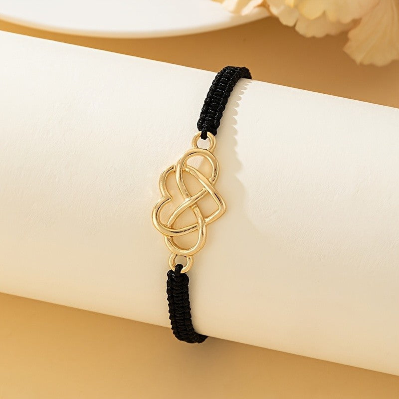 Dainty Infinity Heart Bracelet