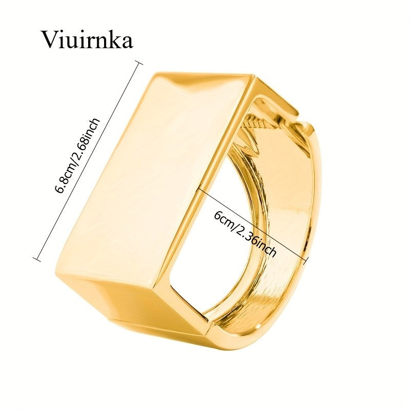 Classy Vintage Square Cuff Bracelet