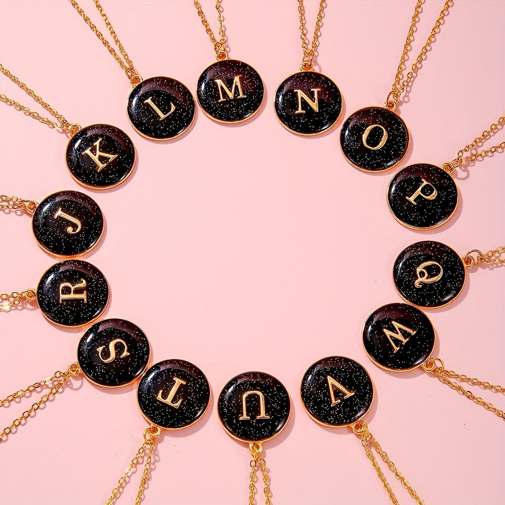 Dainty Color Changing Initial Necklace
