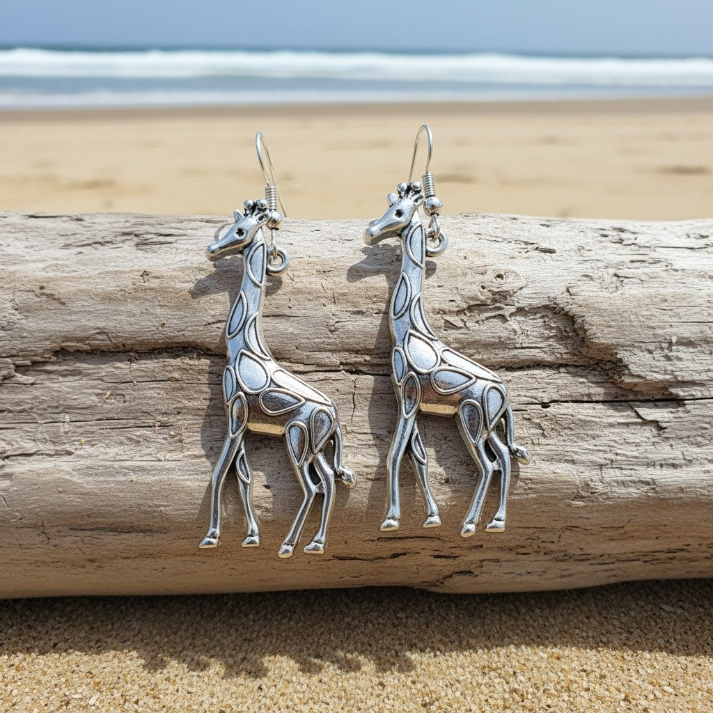 Cute Vintage Giraffe Dangle Earrings