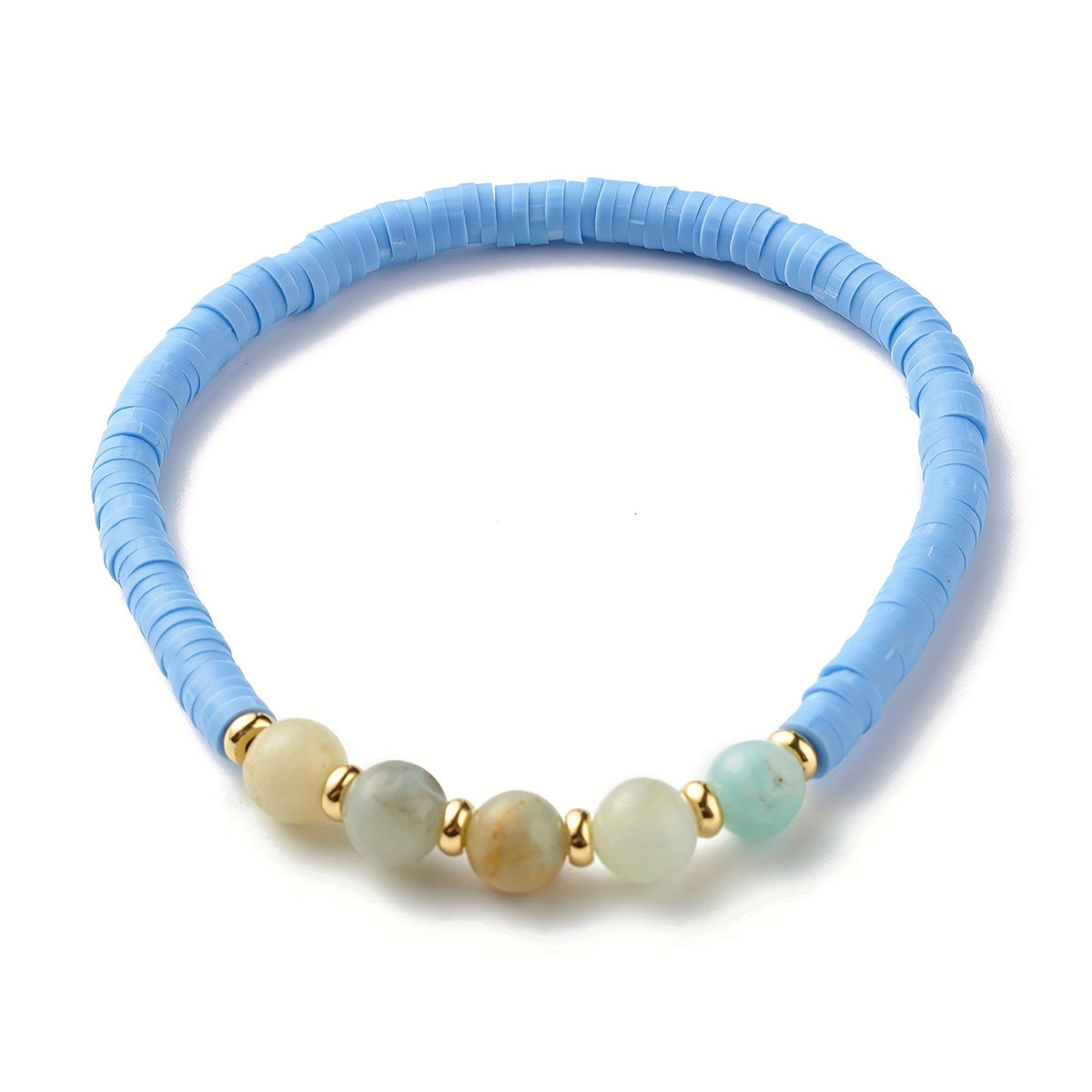 Boho Turquoise Starfish Beaded Bracelet Set