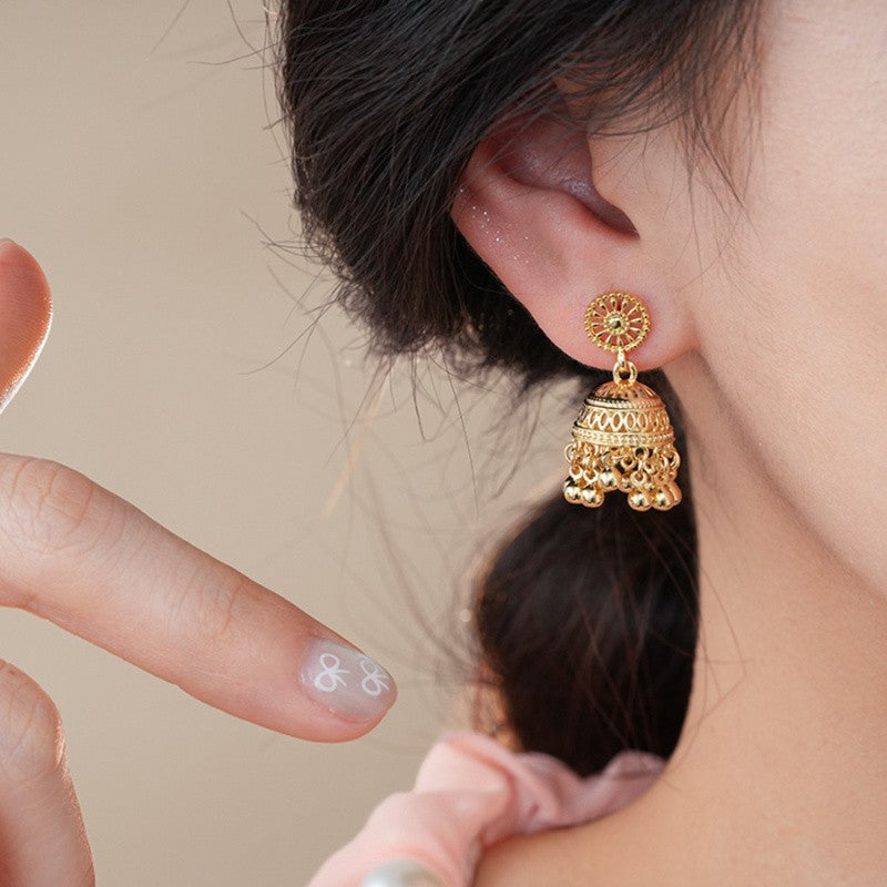 Classy Vintage Filigree Bell Earrings