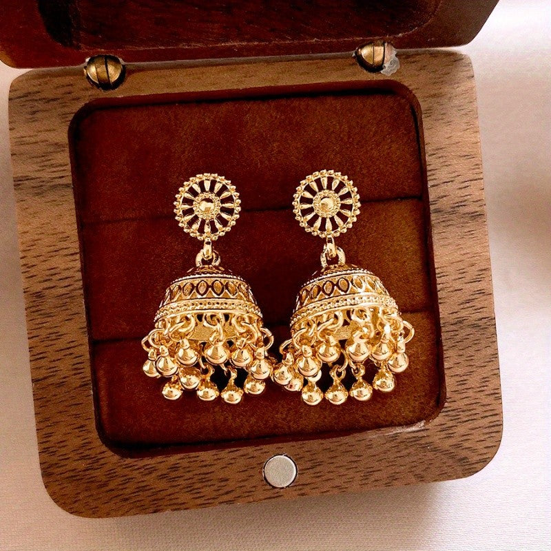 Classy Vintage Filigree Bell Earrings