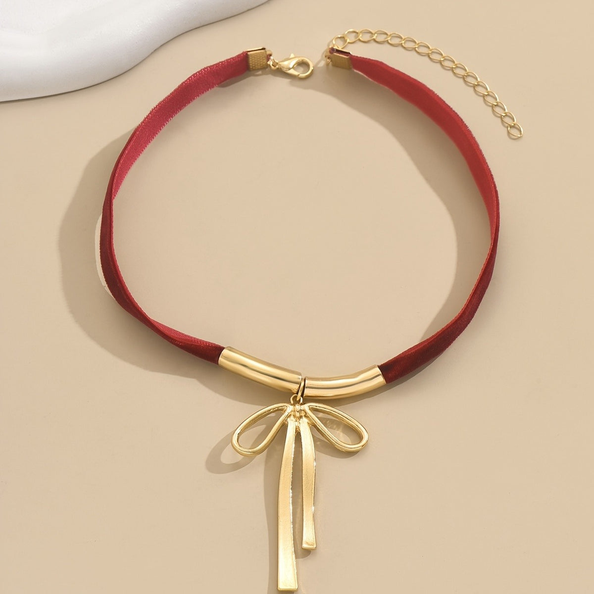 Romantic Velvet Bow Choker Necklace
