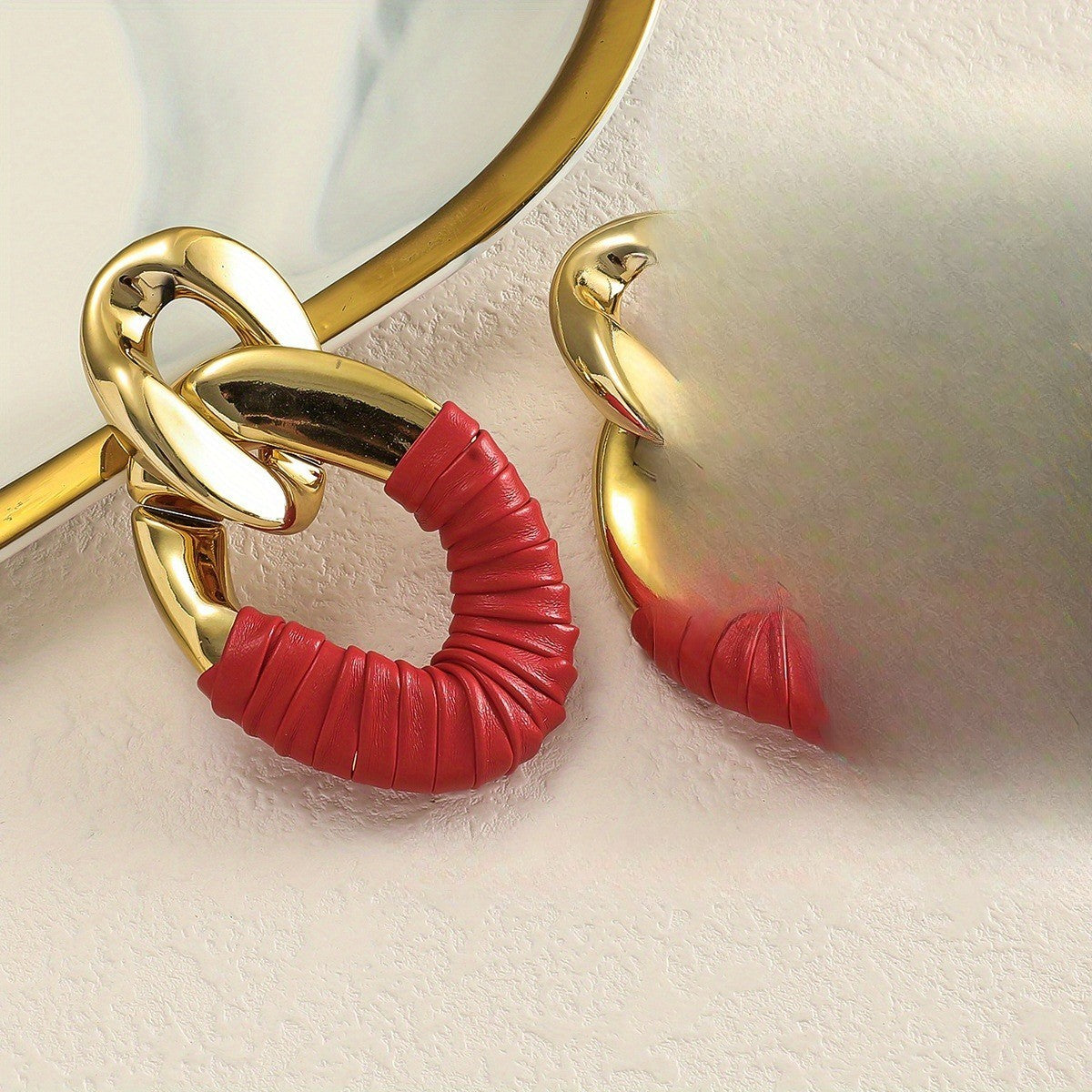 Elegant Twisted Wrap Hoop Earrings