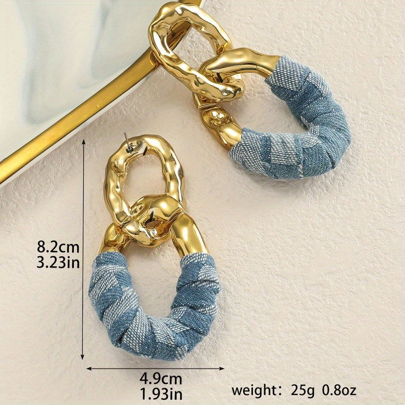 Elegant Twisted Wrap Hoop Earrings