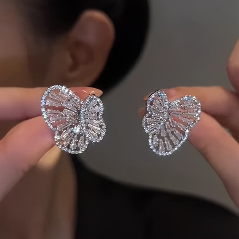 Elegant Butterfly Stud Earrings