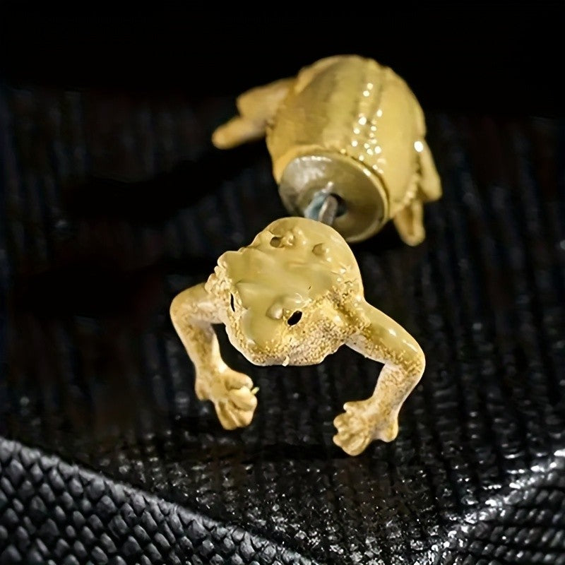 S925 Dainty Gecko Stud Earrings