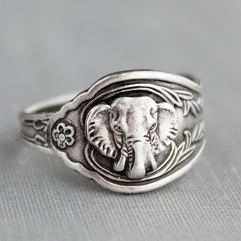 Vintage Inspired Elephant Ring