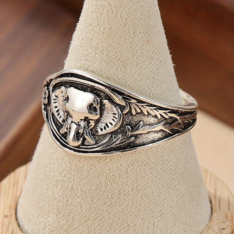 Vintage Inspired Elephant Ring