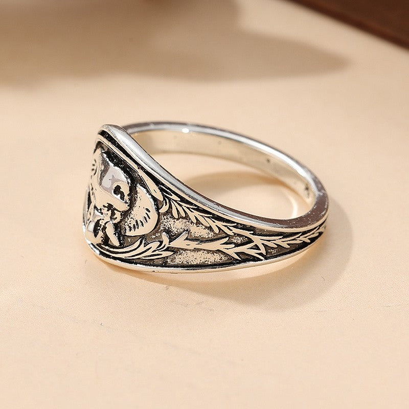 Vintage Inspired Elephant Ring