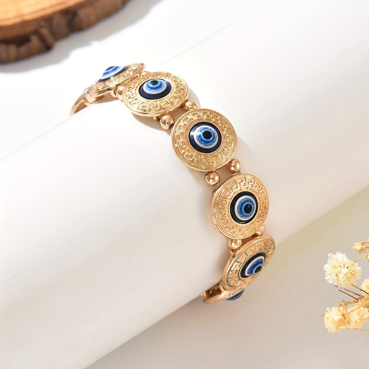 Classy Evil Eye Stretch Bracelet