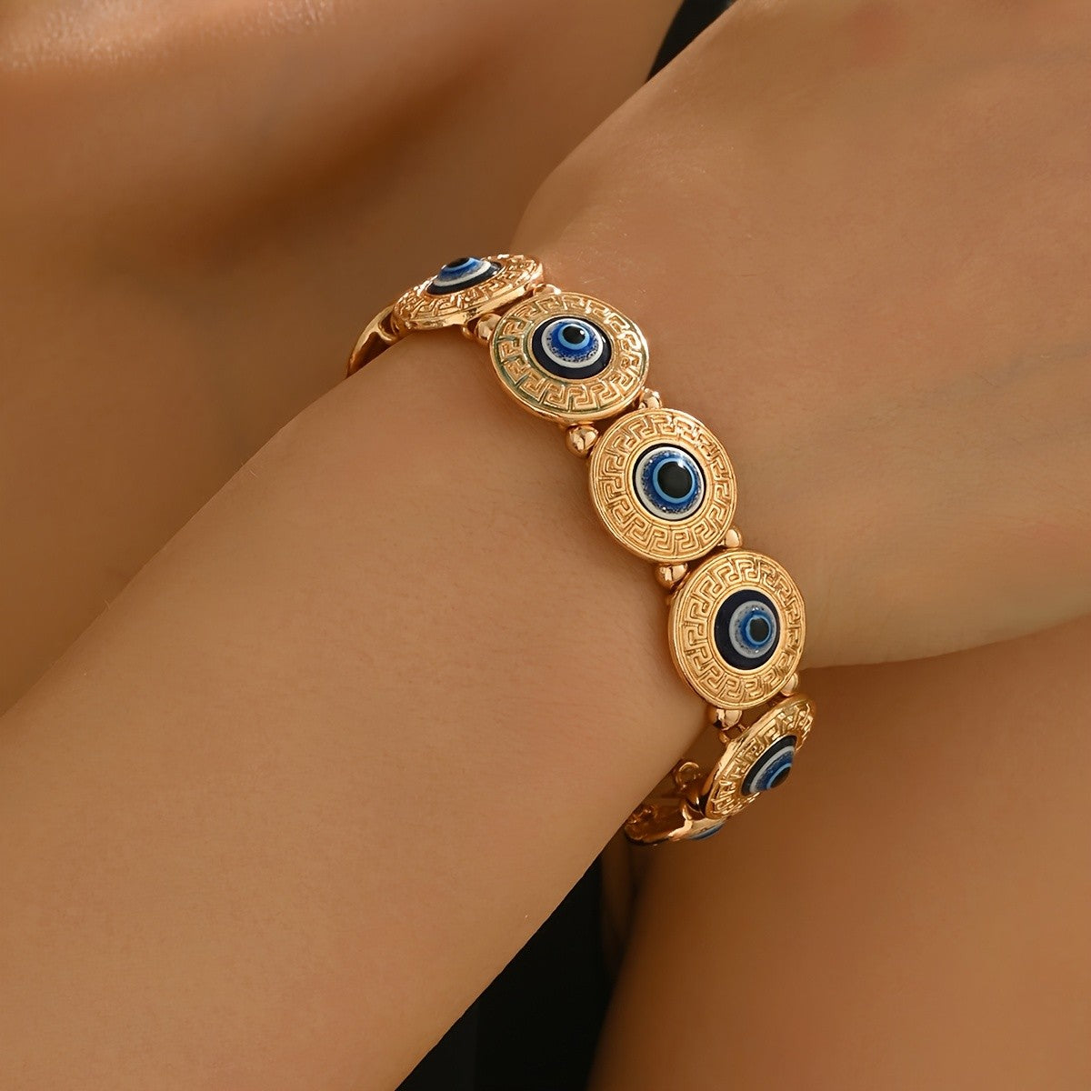 Classy Evil Eye Stretch Bracelet