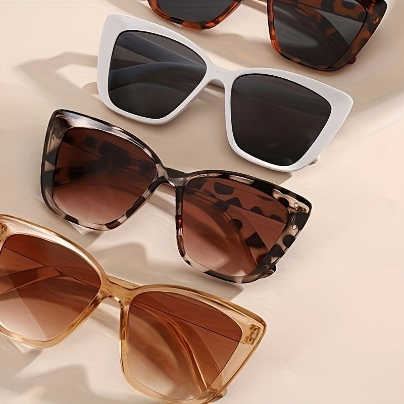 5pc Classy Square Frame Sunglasses Set