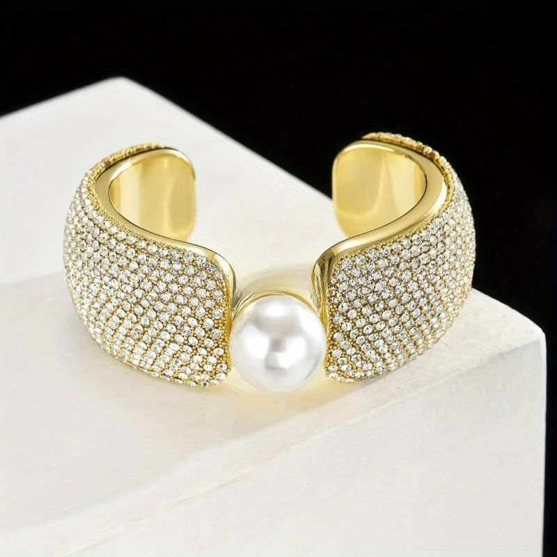 Classy Pink Pave Square Bracelet