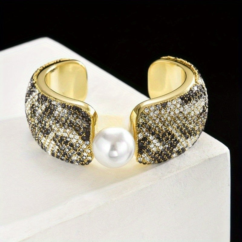 Classy Pink Pave Square Bracelet