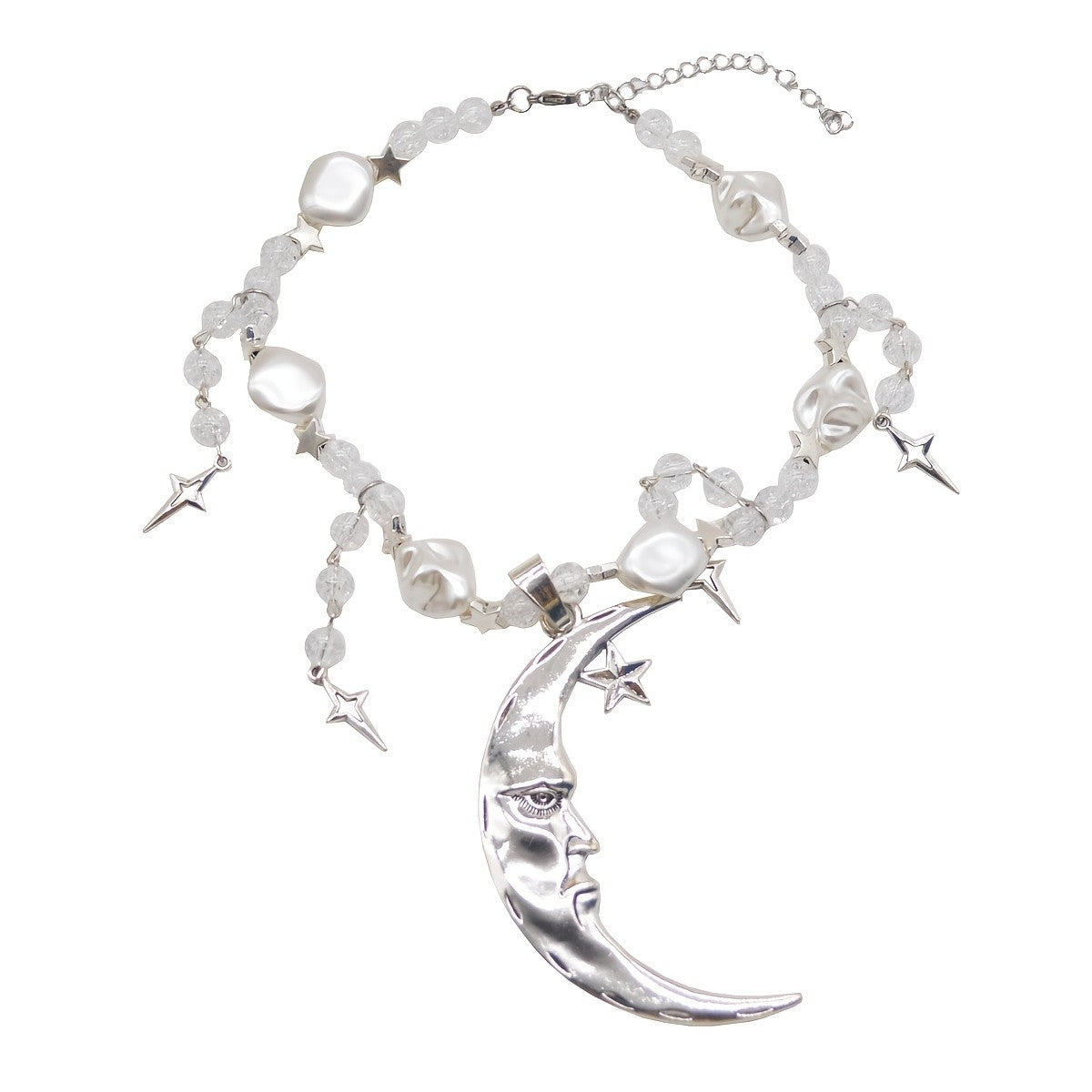 Boho Celestial Moon & Star Necklace