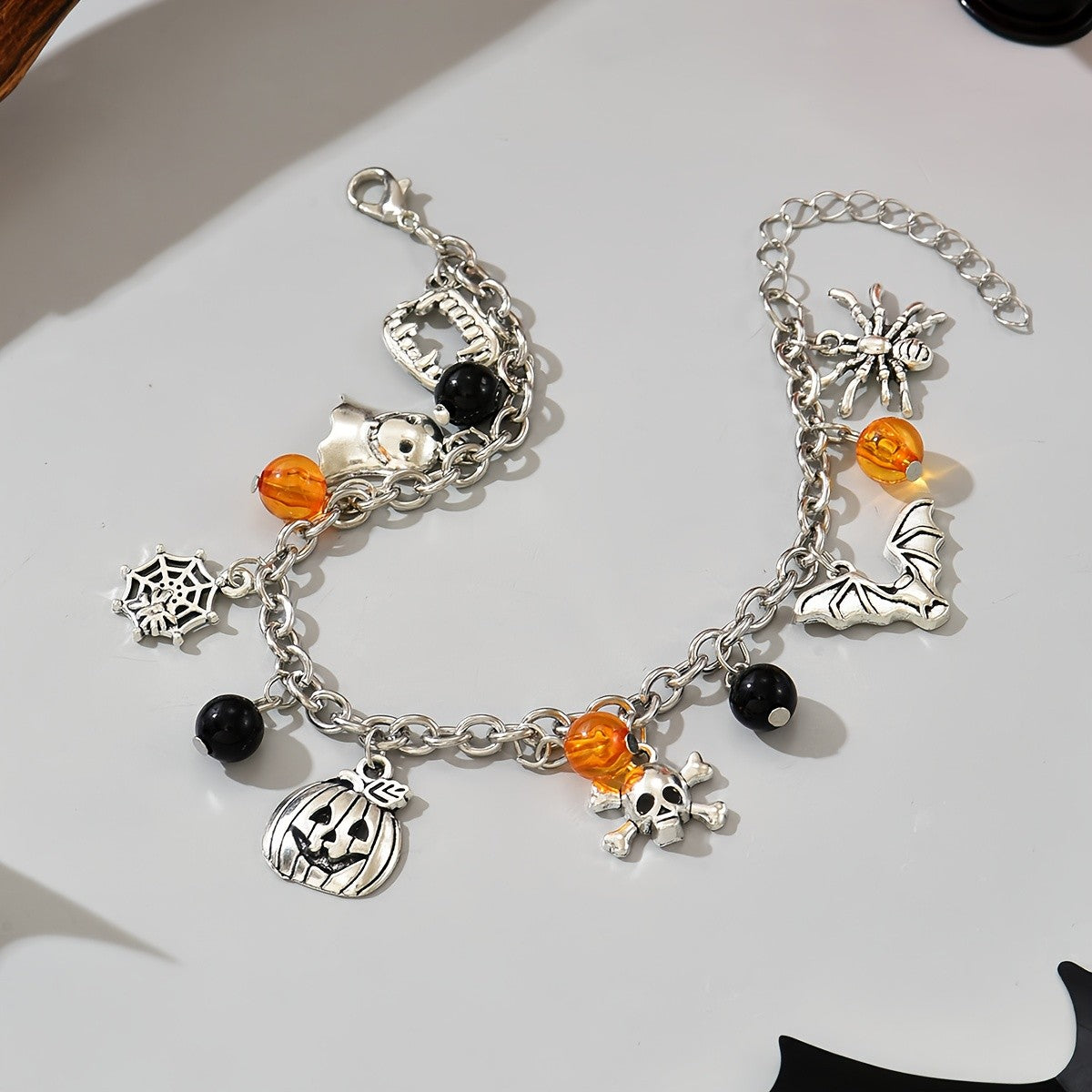 Punk Halloween Charm Bracelet