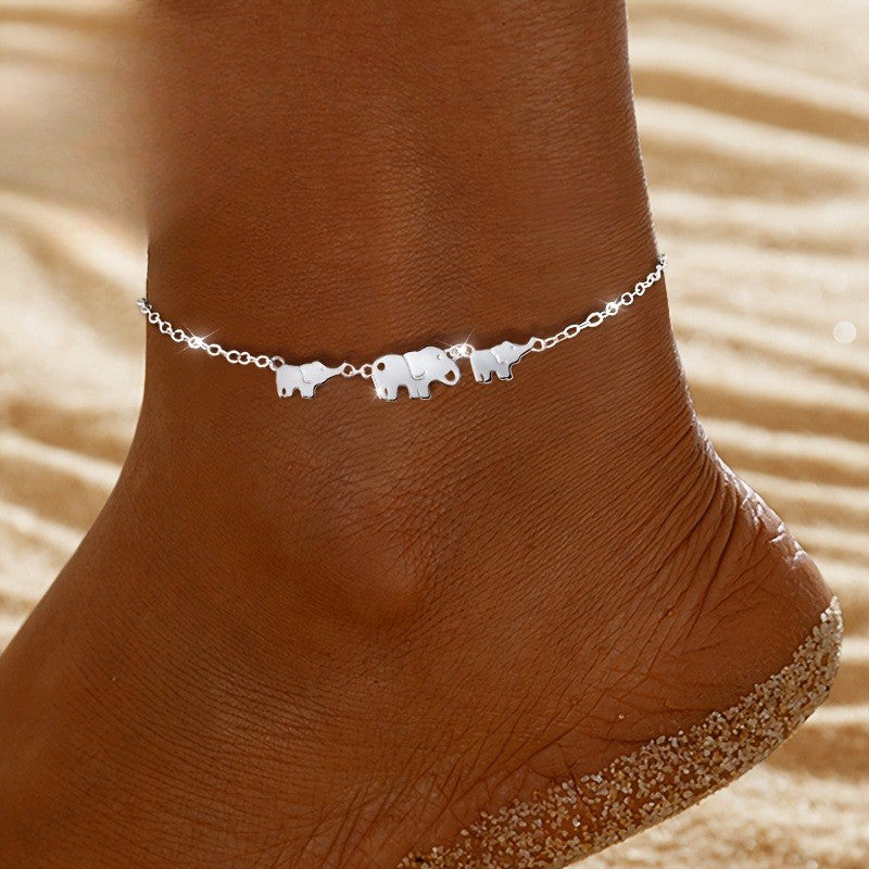 Dainty Elephant Anklet