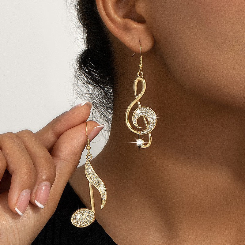 Elegant Musical Note Earrings