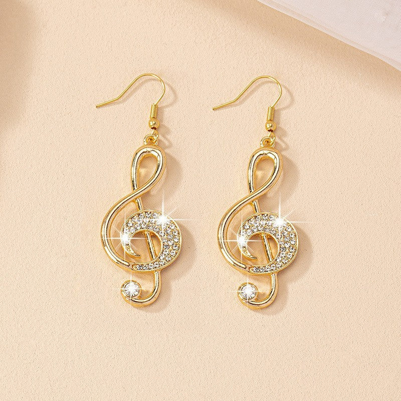 Elegant Musical Note Earrings