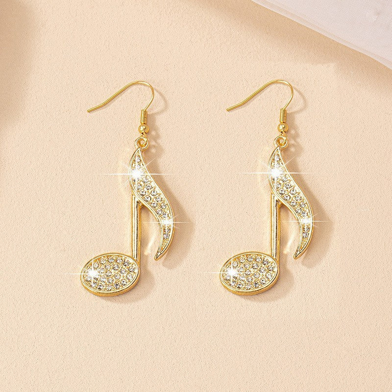 Elegant Musical Note Earrings