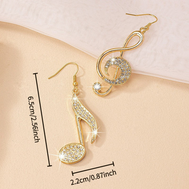 Elegant Musical Note Earrings