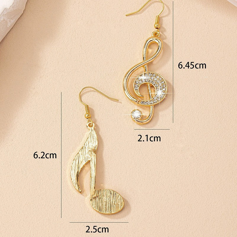 Elegant Musical Note Earrings