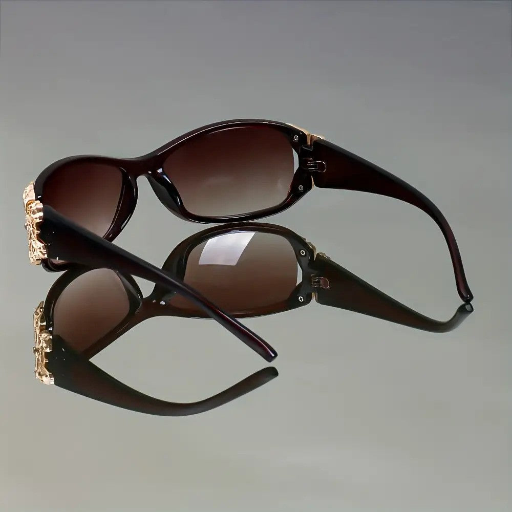 Elegant Butterfly Accent Sunglasses