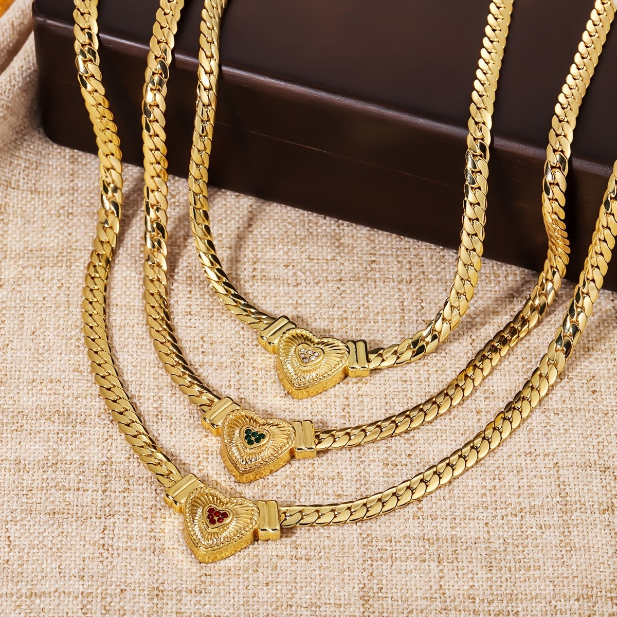 Dainty Heart Zircon Necklace