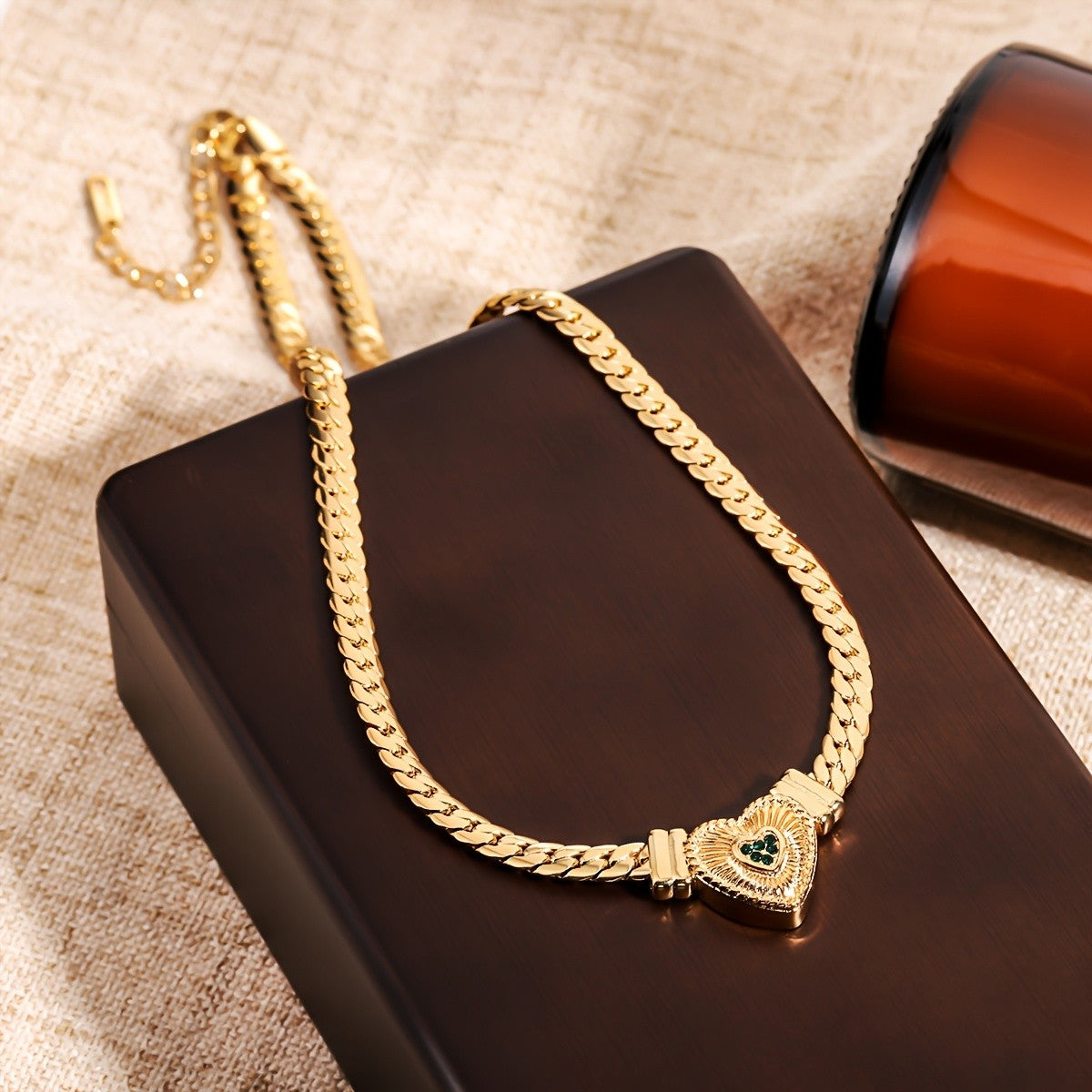 Dainty Heart Zircon Necklace
