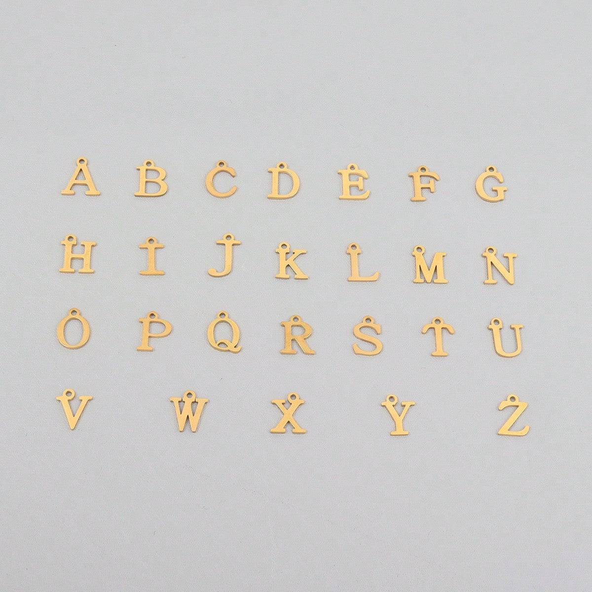 18k Dainty Cross & Initial Letter Necklace