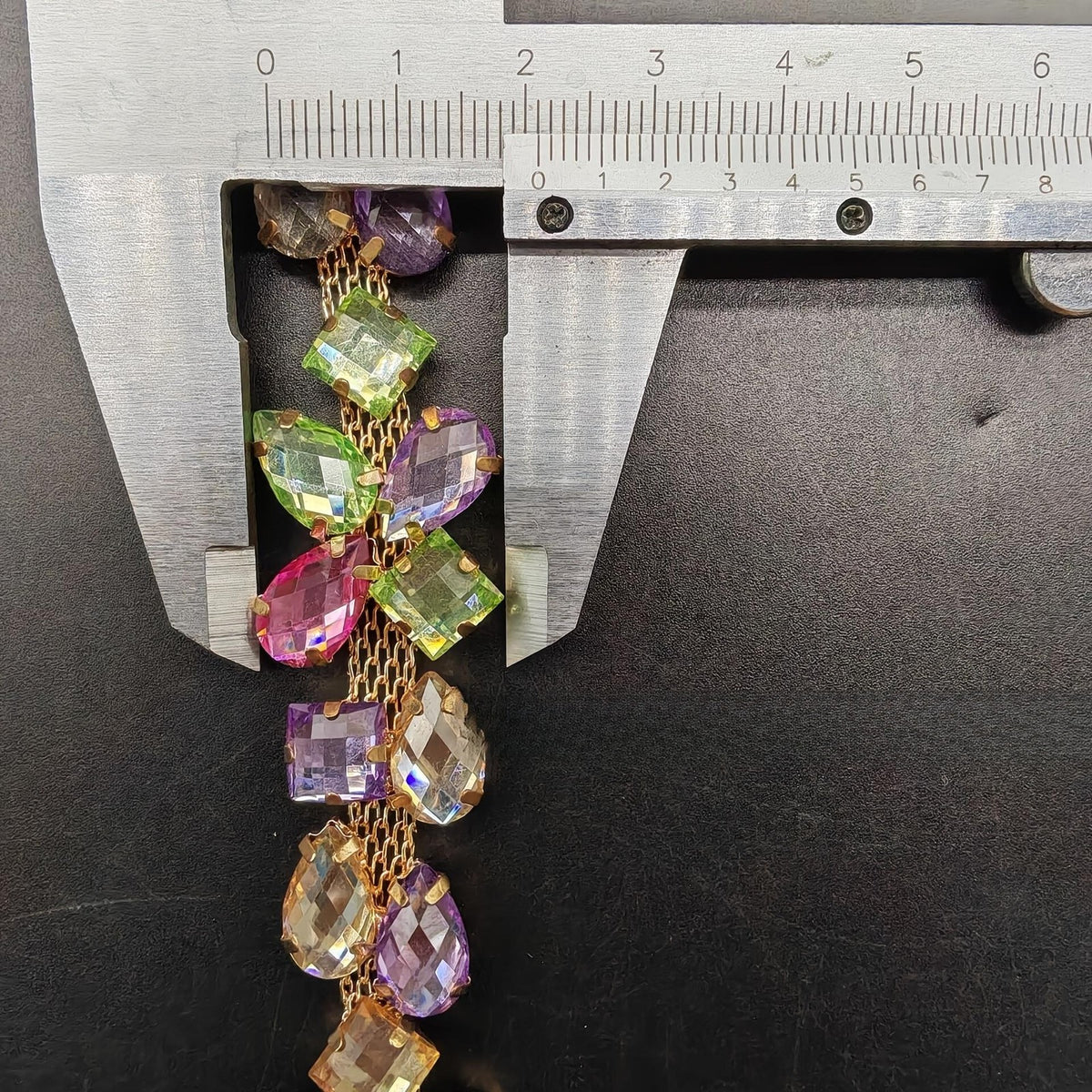 Romantic Multicolor Crystal Chain