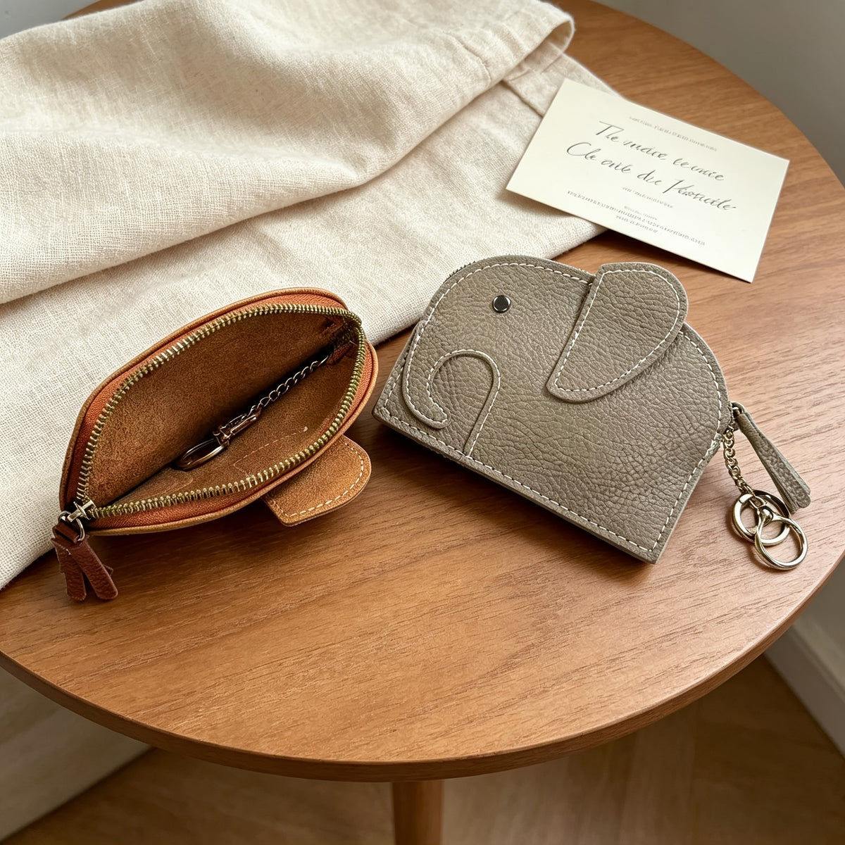 Vintage Inspired Elephant Coin Purse