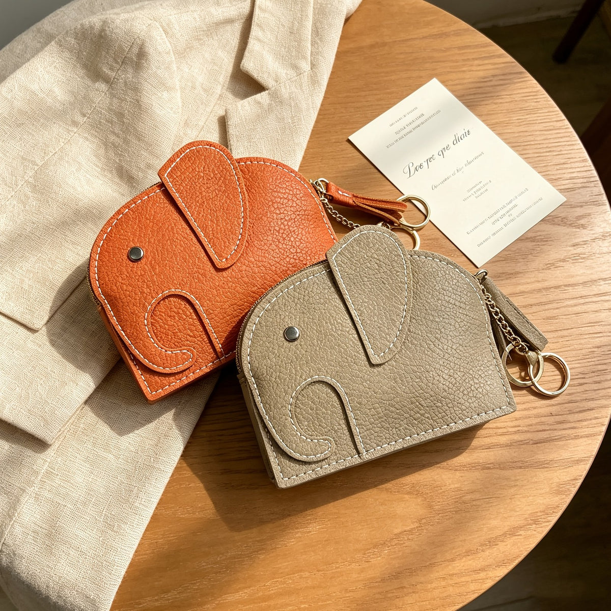 Vintage Inspired Elephant Coin Purse