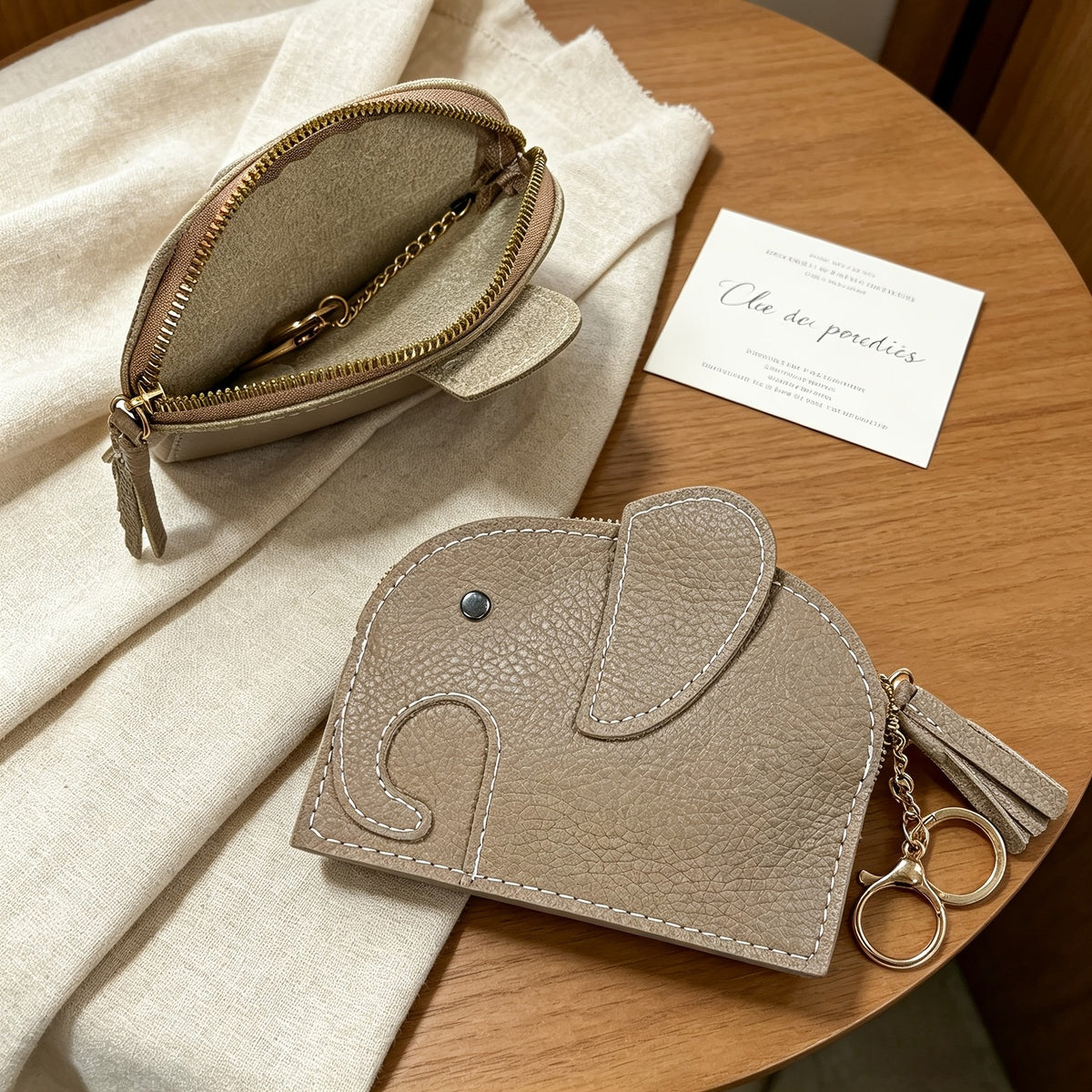 Vintage Inspired Elephant Coin Purse