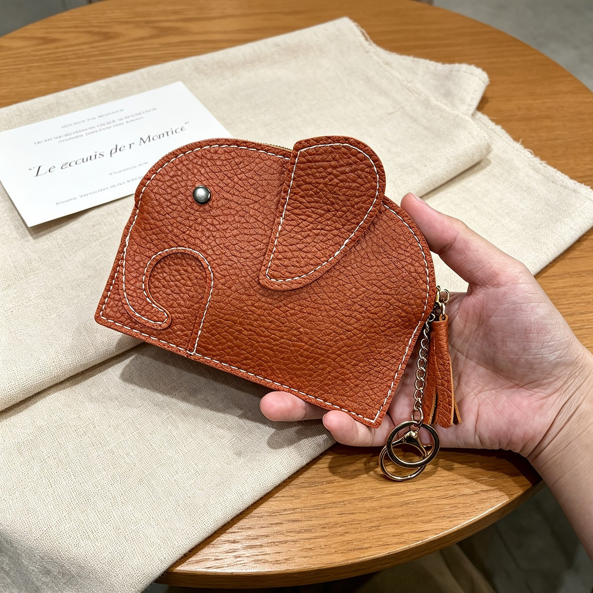 Vintage Inspired Elephant Coin Purse
