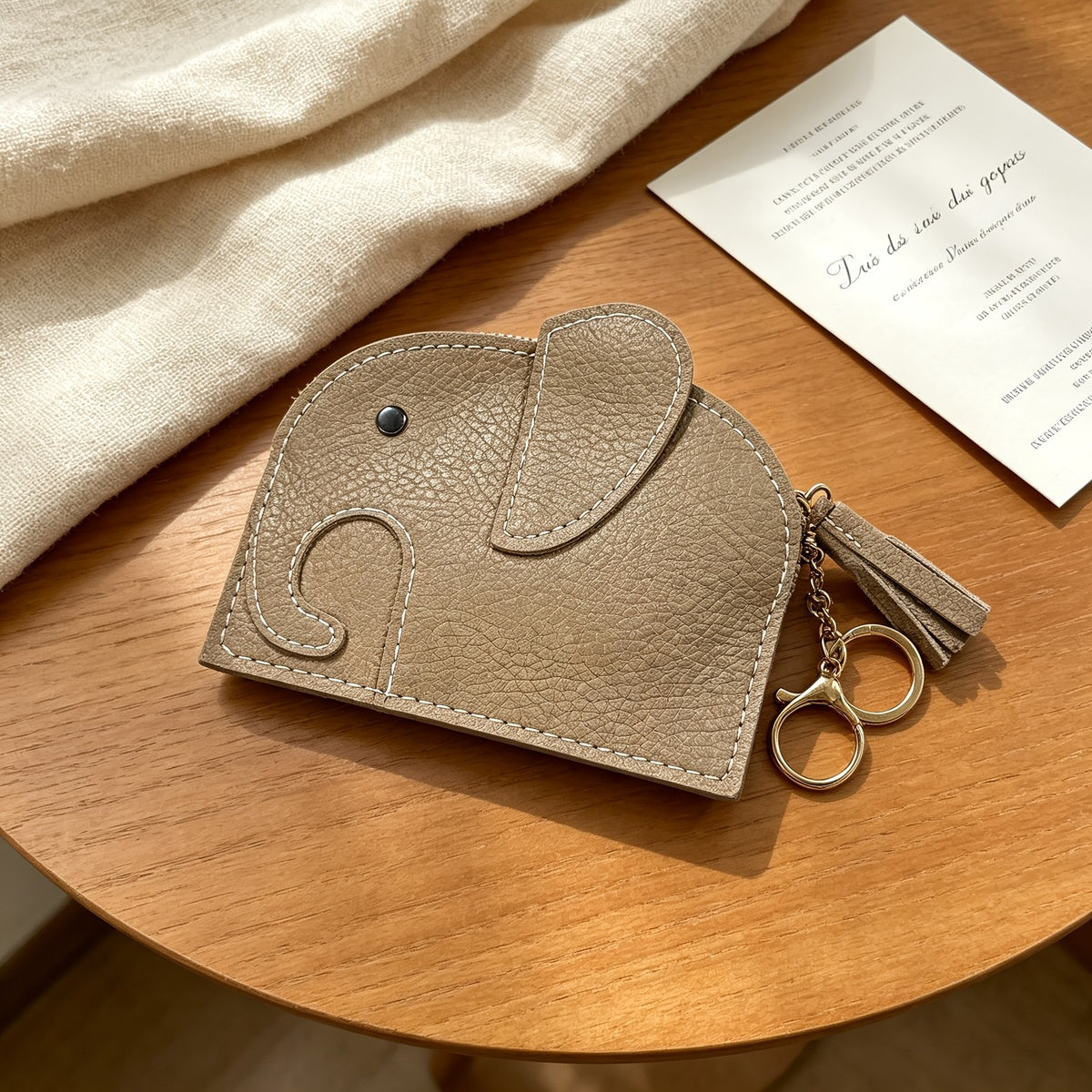 Vintage Inspired Elephant Coin Purse