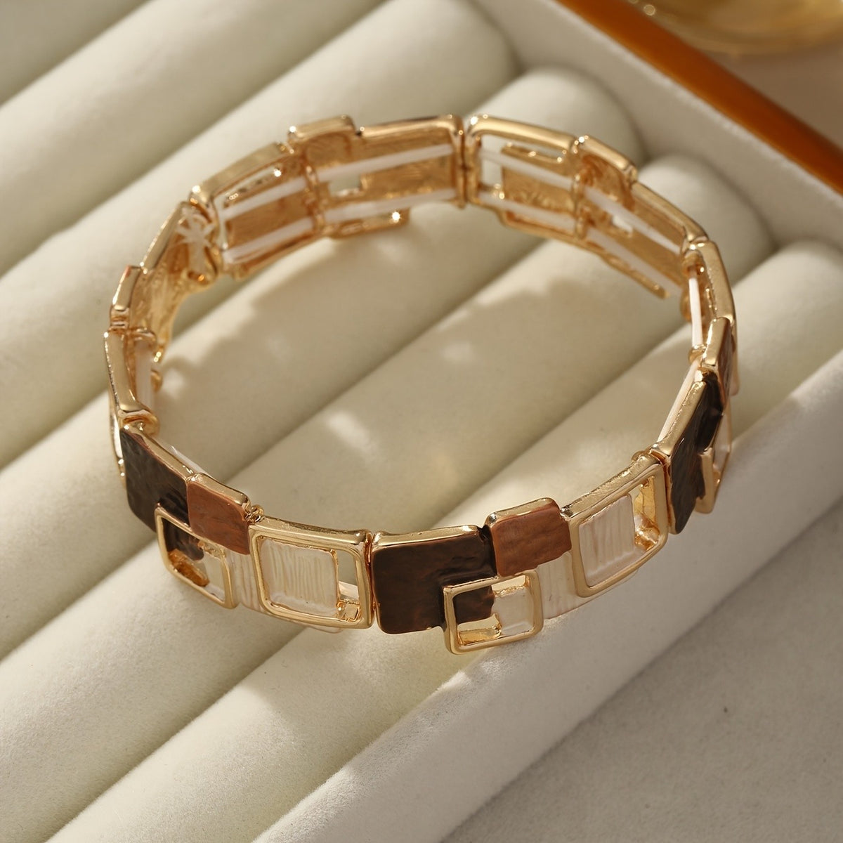 Vintage Geometric Square Bracelet