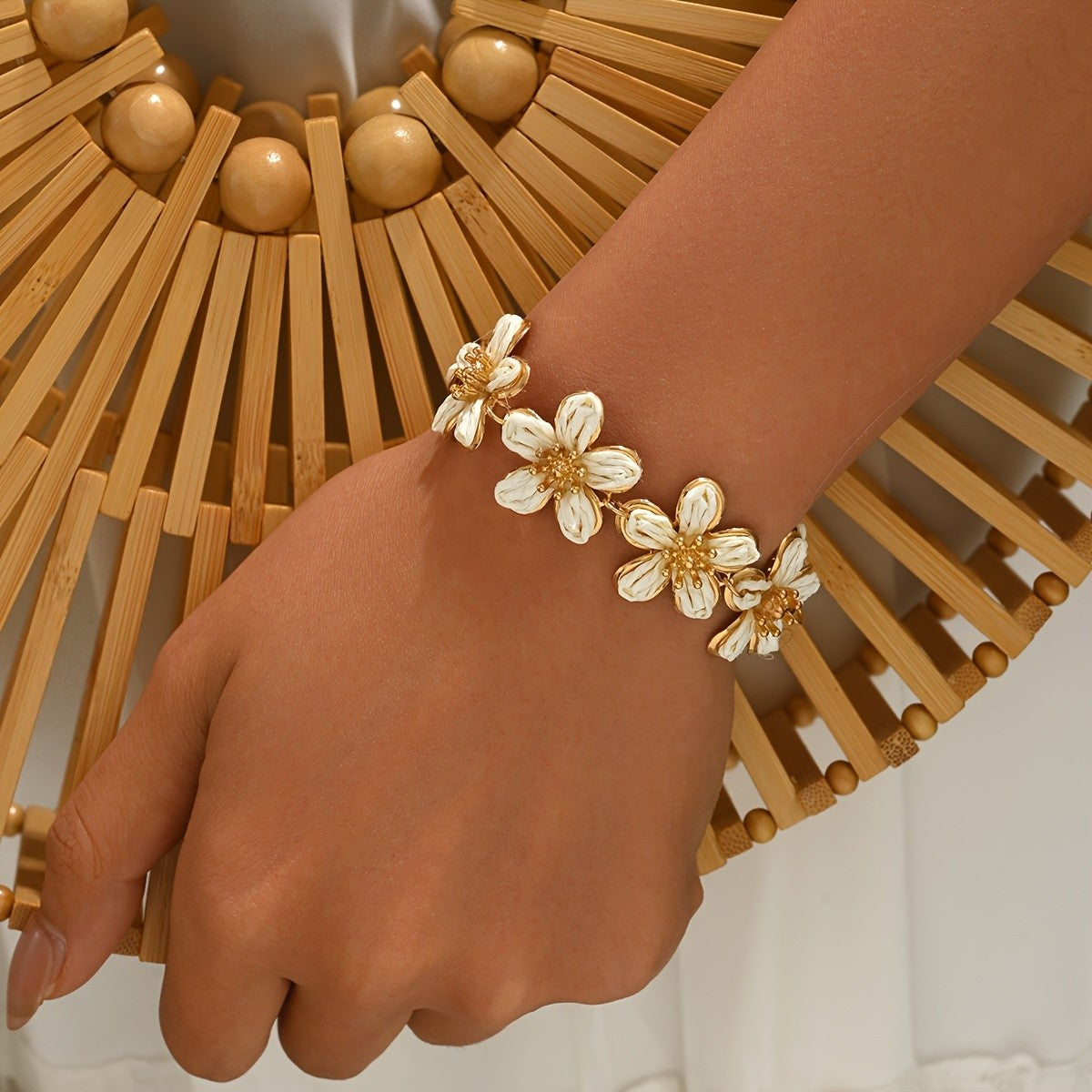 Romantic Multicolor Floral Bracelet