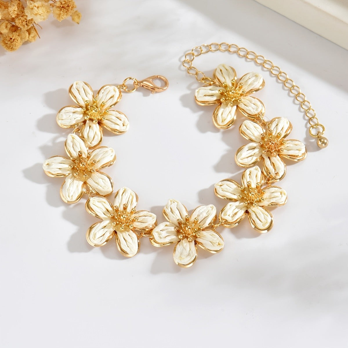 Romantic Multicolor Floral Bracelet