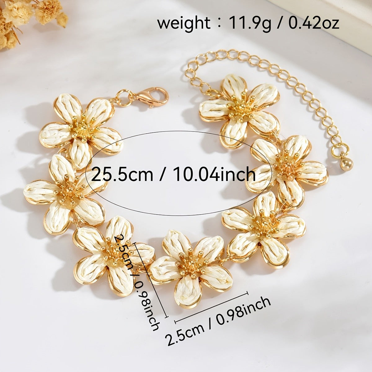 Romantic Multicolor Floral Bracelet