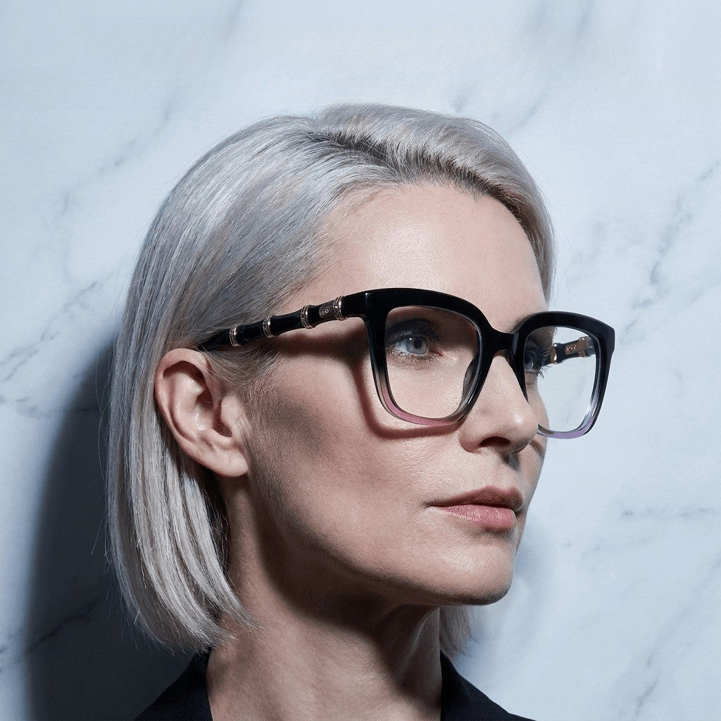 Classy Bamboo Accent Reading Glasses