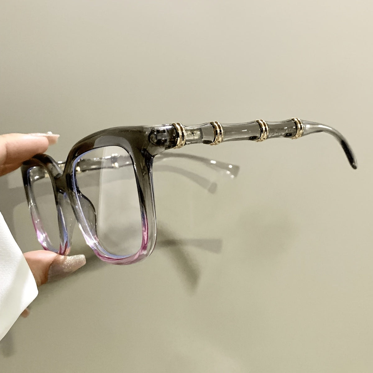 Classy Bamboo Accent Reading Glasses