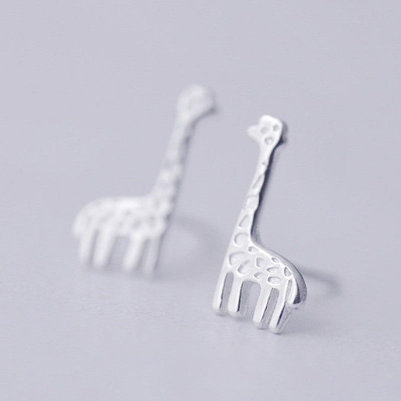Dainty Giraffe Stud Earrings