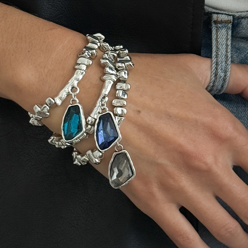 Elegant Geometric Stone Bracelet