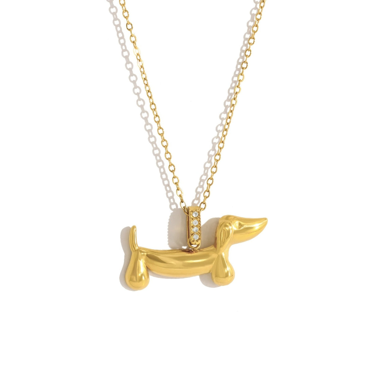 Dainty Dachshund Puppy Necklace